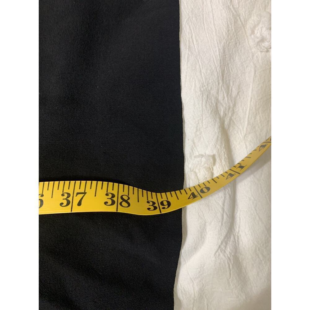 Eileen Fisher Black 100% SIlk Tunic Shift Dress Size large Beaded Lagenlook - Picture 8 of 12